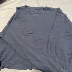 Brandy Melville/J Galt cropped waffle top